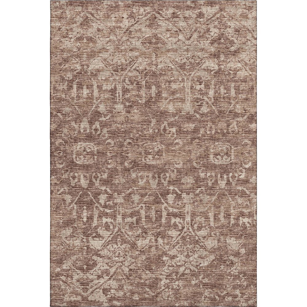 Premium Machine Washable Mayfield  Chocolate 3' x 5' Rug. Picture 1
