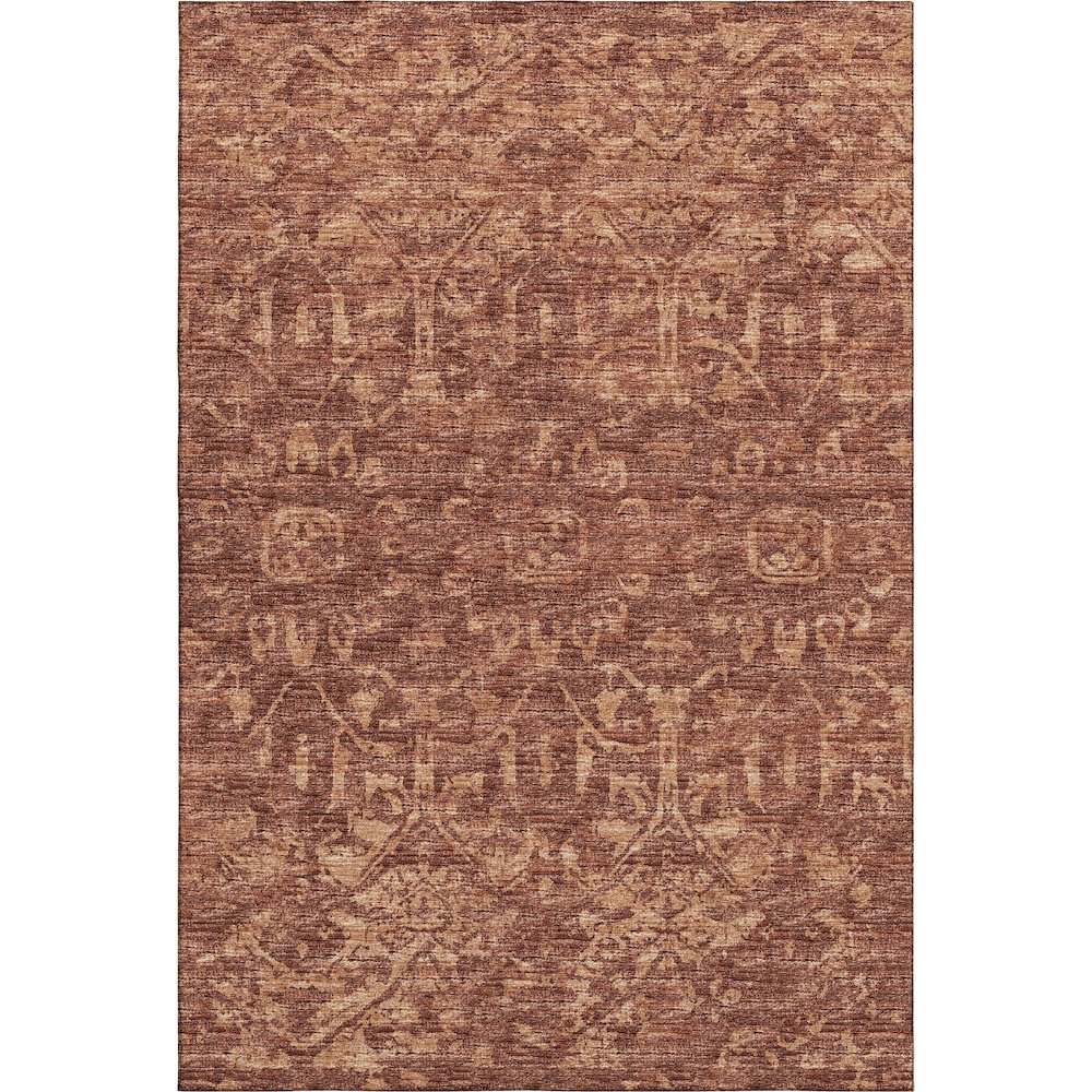 Premium Machine Washable Mayfield  Clay 3' x 5' Rug. Picture 1