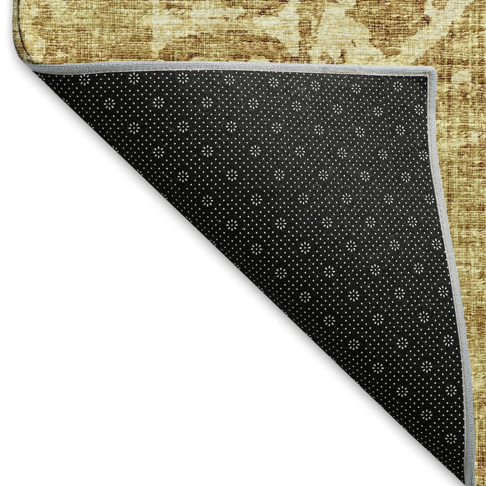 Premium Machine Washable Mayfield  Gilded 2'3" x 7'6" Runner Rug. Picture 2