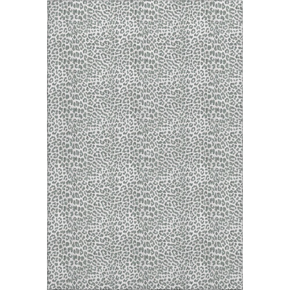 Premium Machine Washable Mayfield  Gray 3' x 5' Rug. Picture 1