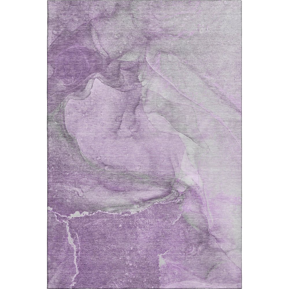 Premium Machine Washable Mayfield  Lilac 3' x 5' Rug. Picture 1