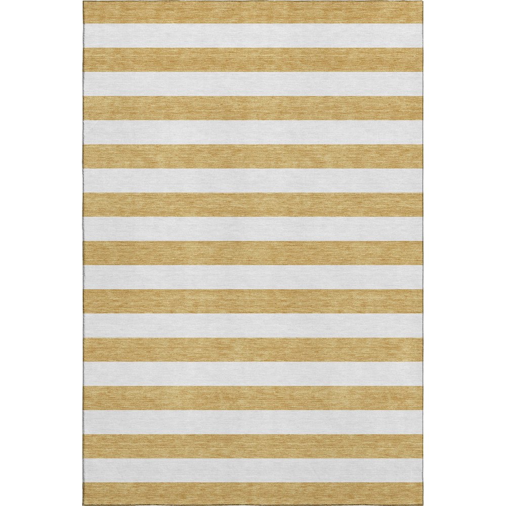 Premium Machine Washable Mayfield  Gold 3' x 5' Rug. Picture 1