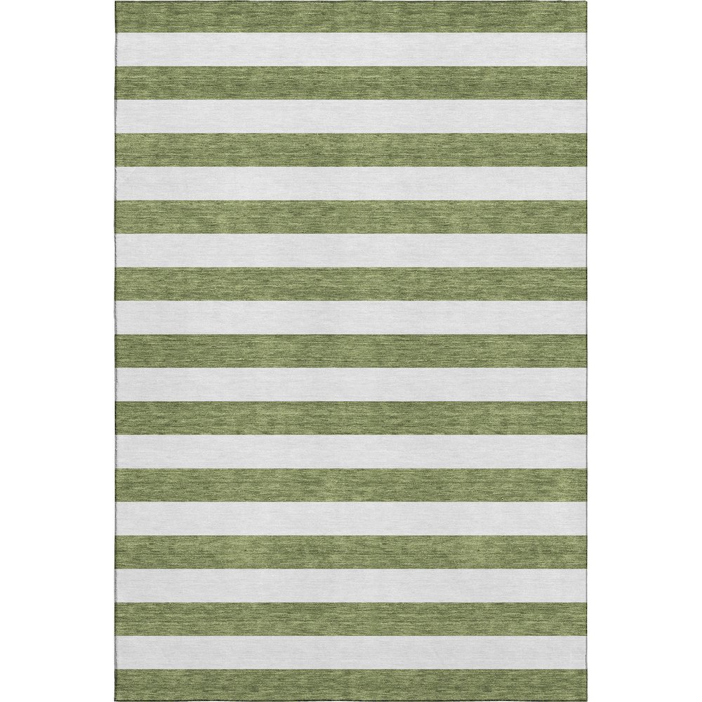 Premium Machine Washable Mayfield  Olive 3' x 5' Rug. Picture 1