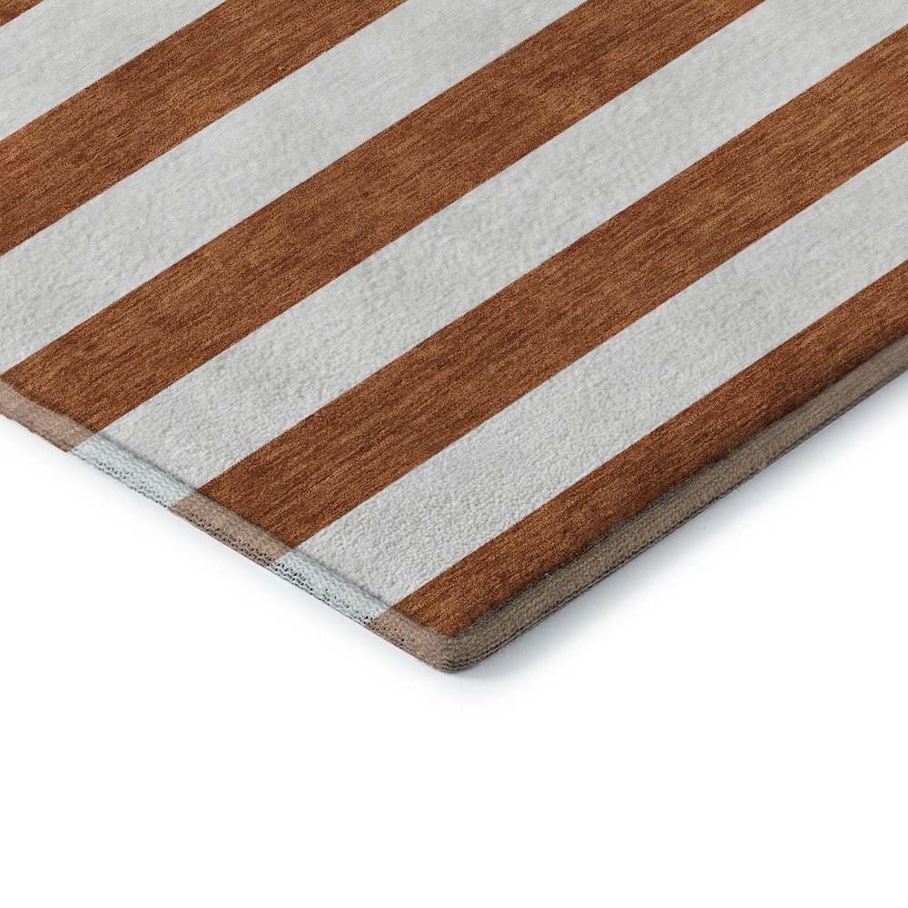 Premium Machine Washable Mayfield  Paprika 2'3" x 7'6" Runner Rug. Picture 3