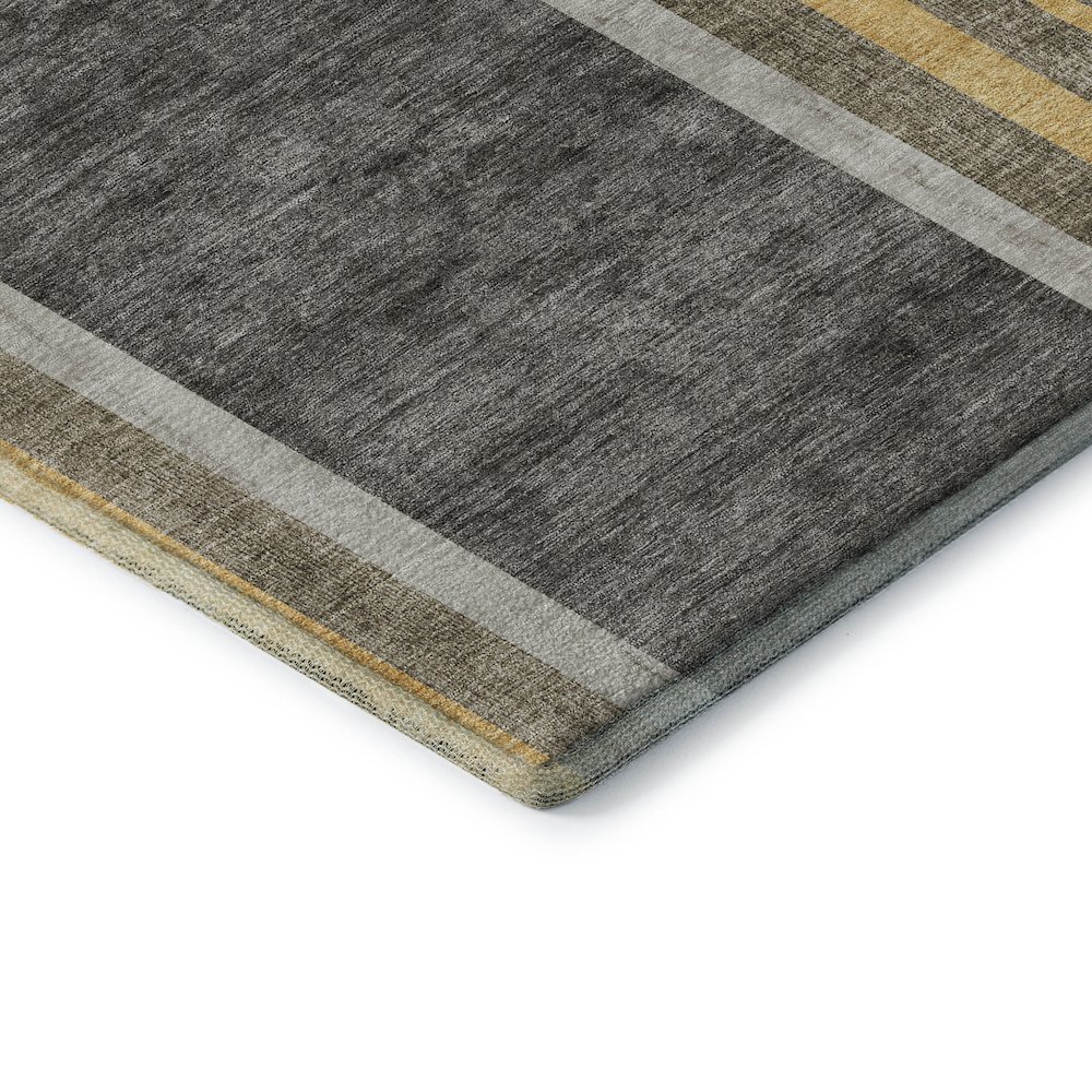 Premium Machine Washable Mayfield  Taupe 2'3" x 7'6" Runner Rug. Picture 3