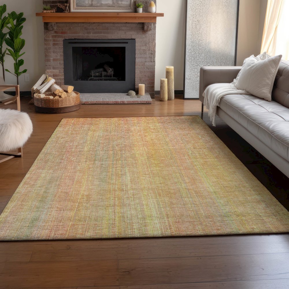 Premium Machine Washable Mayfield  Blush 3' x 5' Rug. Picture 6