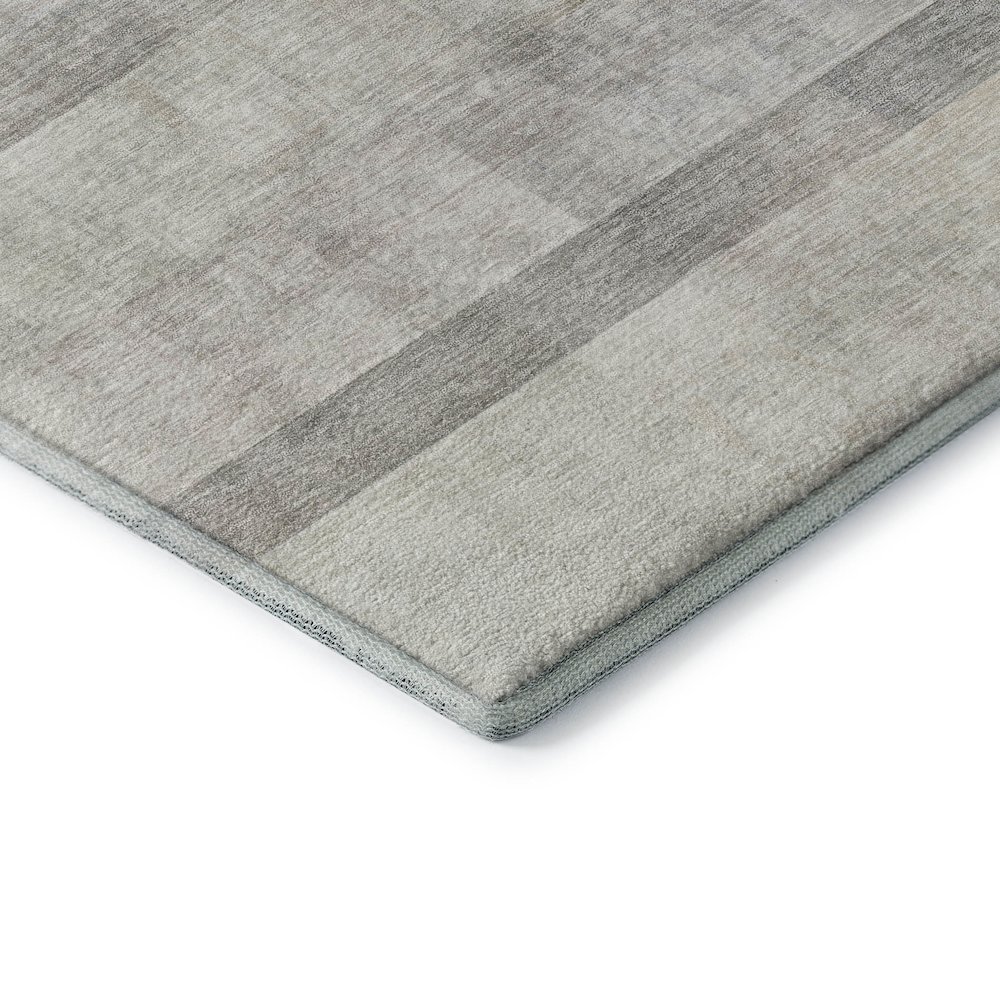 Premium Machine Washable Mayfield  Taupe 2'3" x 7'6" Runner Rug. Picture 3