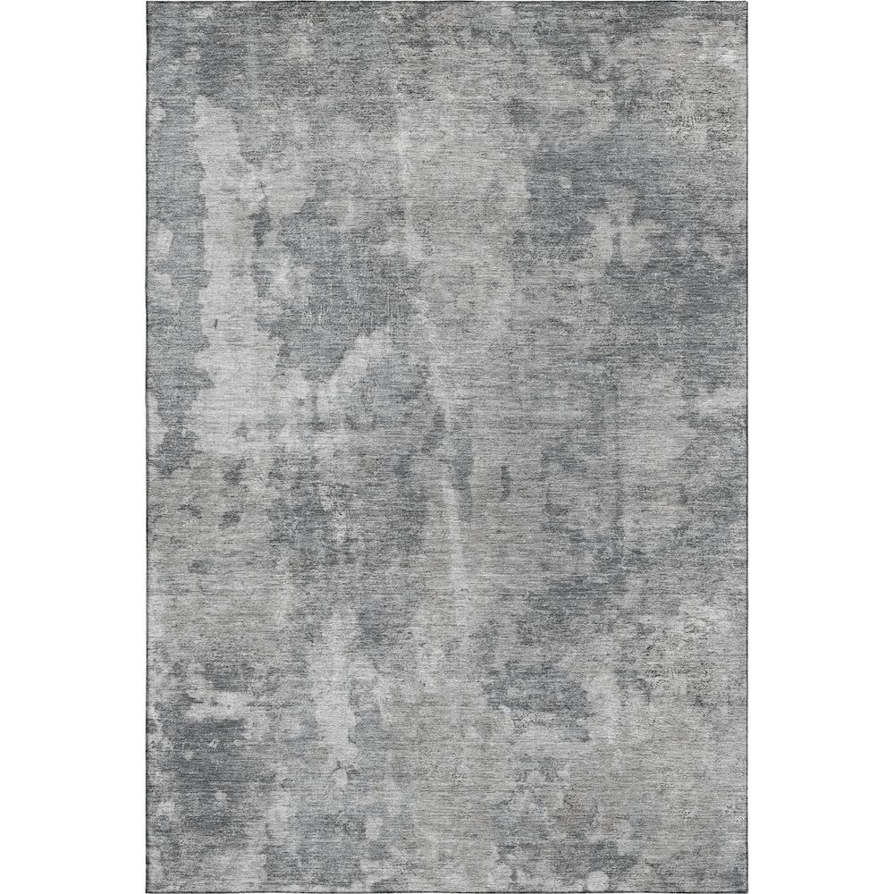 Premium Machine Washable Mayfield  Gray 3' x 5' Rug. Picture 1