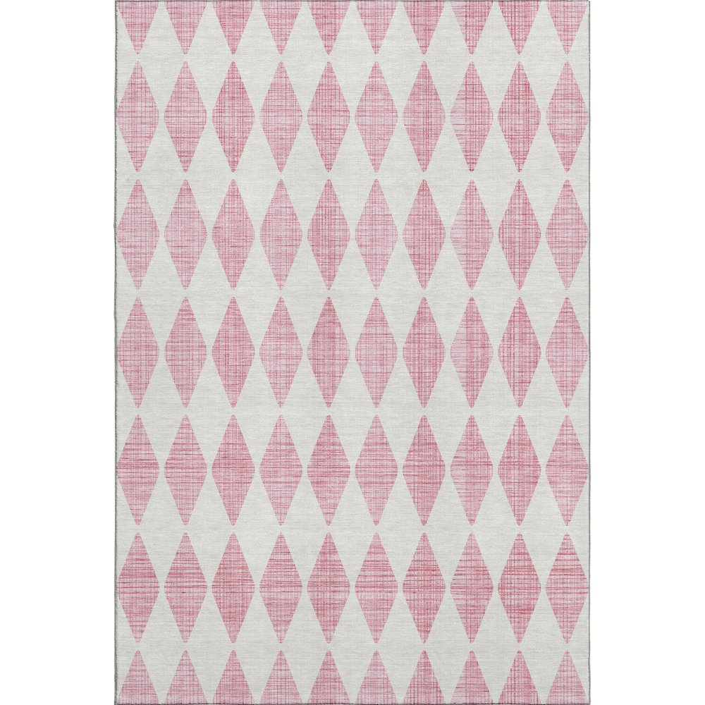 Premium Machine Washable Mayfield  Pink 3' x 5' Rug. Picture 1