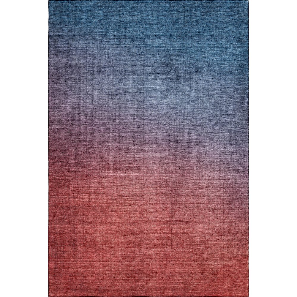 Premium Machine Washable Mayfield  Navy 3' x 5' Rug. Picture 1