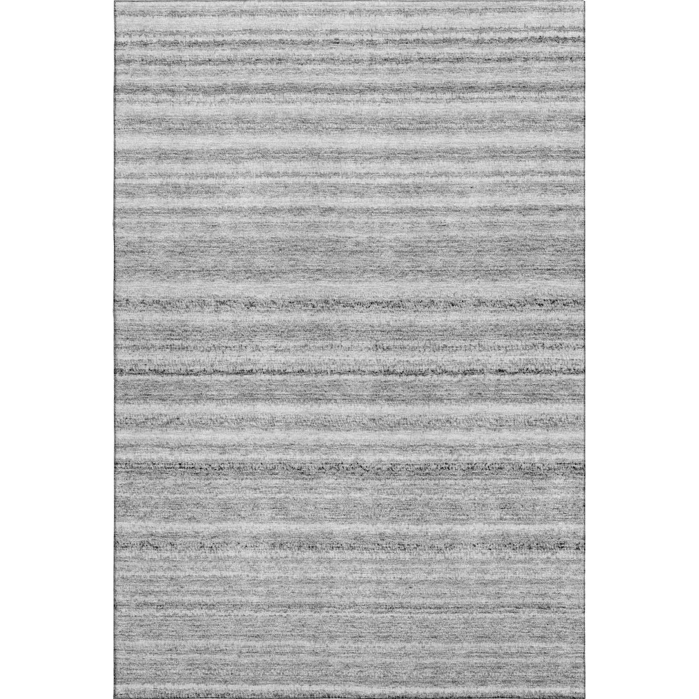 Premium Machine Washable Mayfield  Gray 3' x 5' Rug. Picture 1