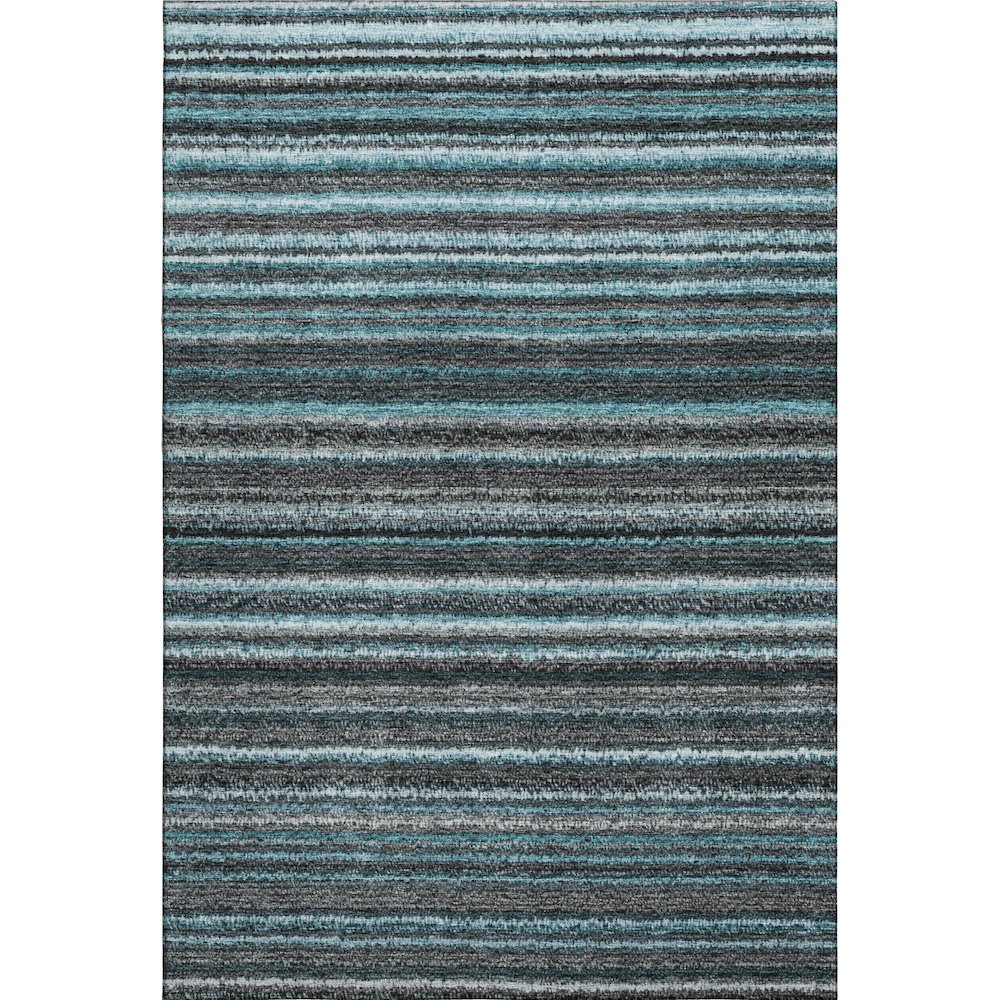 Premium Machine Washable Mayfield  Teal 3' x 5' Rug. Picture 1