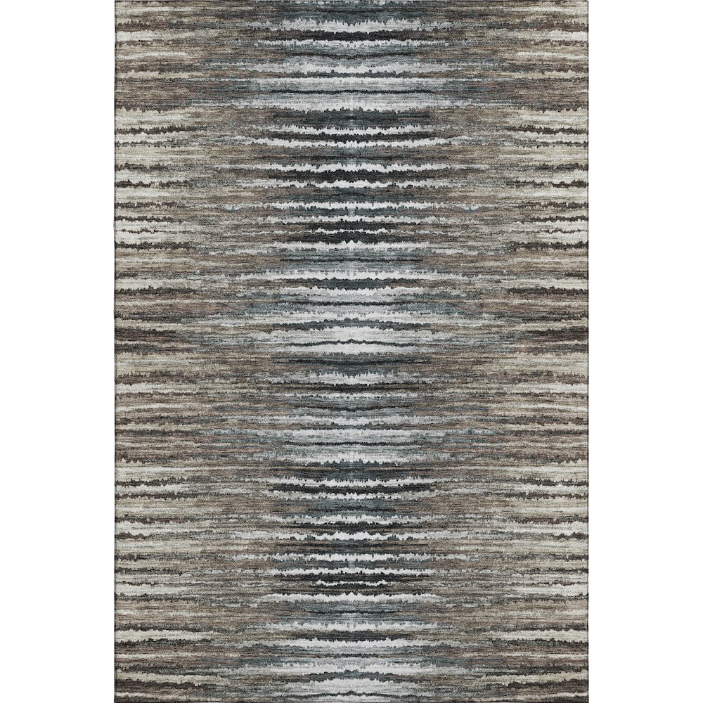 Premium Machine Washable Mayfield  Brown 3' x 5' Rug. Picture 1