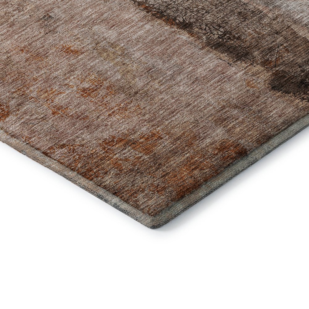 Premium Machine Washable Mayfield  Paprika 2'3" x 7'6" Runner Rug. Picture 3