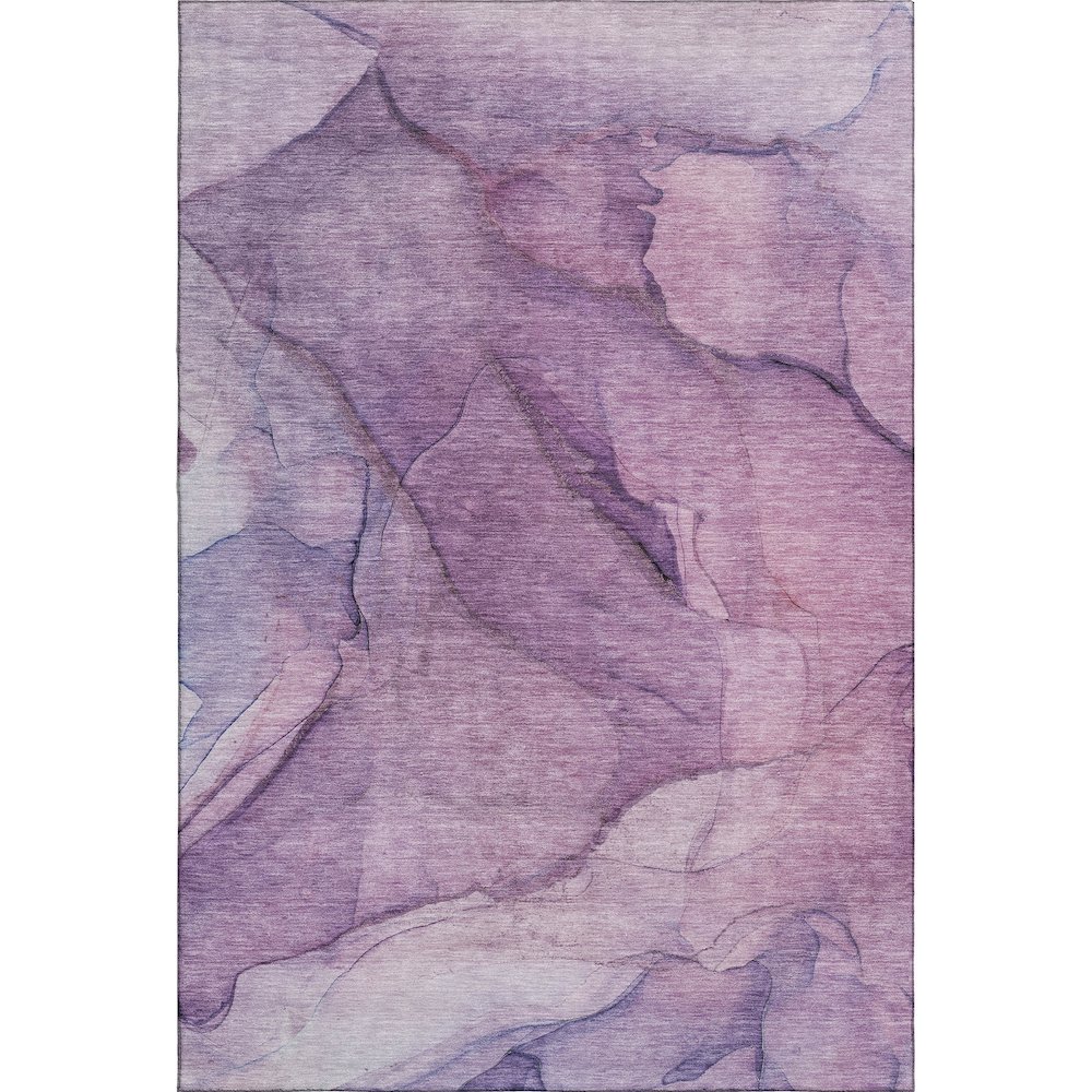 Premium Machine Washable Mayfield  Purple 3' x 5' Rug. Picture 1