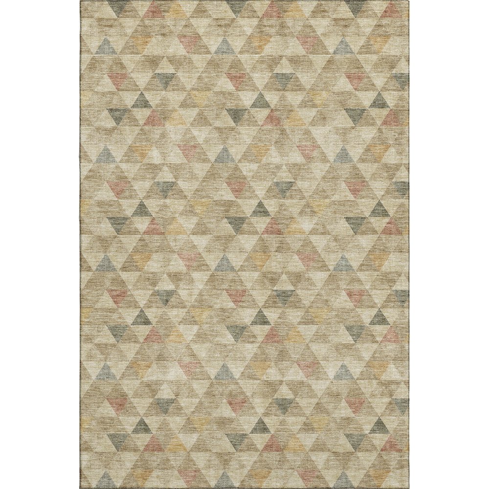 Premium Machine Washable Mayfield  Beige 3' x 5' Rug. Picture 1