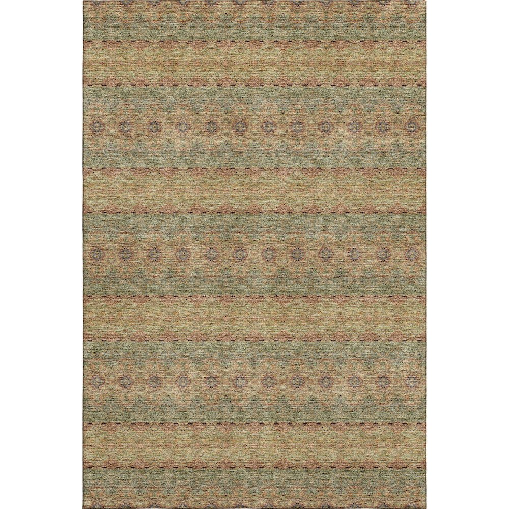 Premium Machine Washable Mayfield  Green 3' x 5' Rug. Picture 1