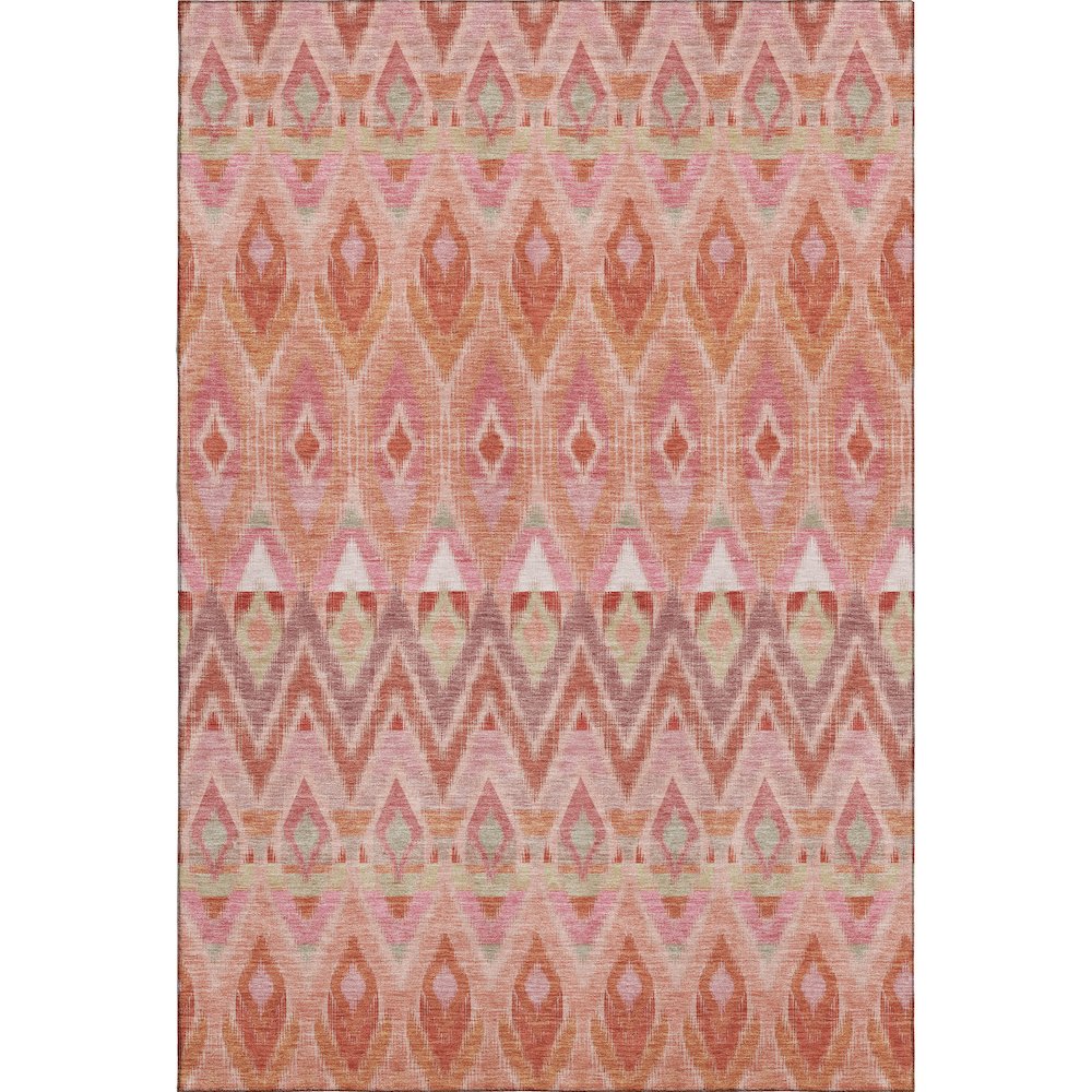 Premium Machine Washable Mayfield  Pink 3' x 5' Rug. Picture 1