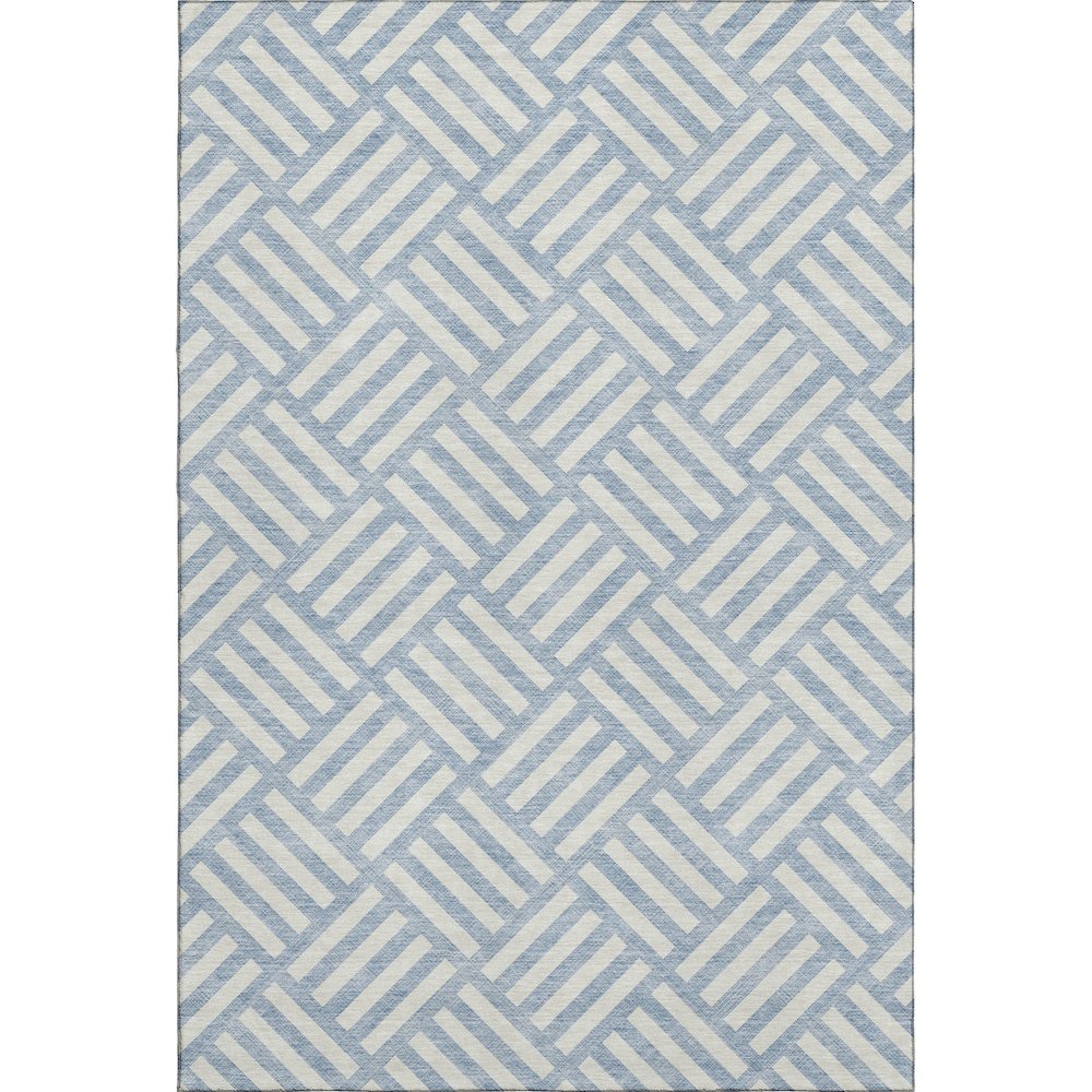 Premium Machine Washable Mayfield  Sky 3' x 5' Rug. Picture 1