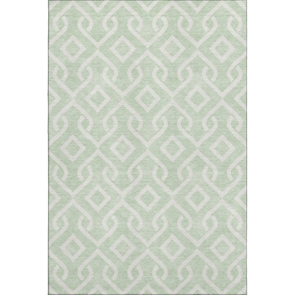 Premium Machine Washable Mayfield  Mint 3' x 5' Rug. Picture 1