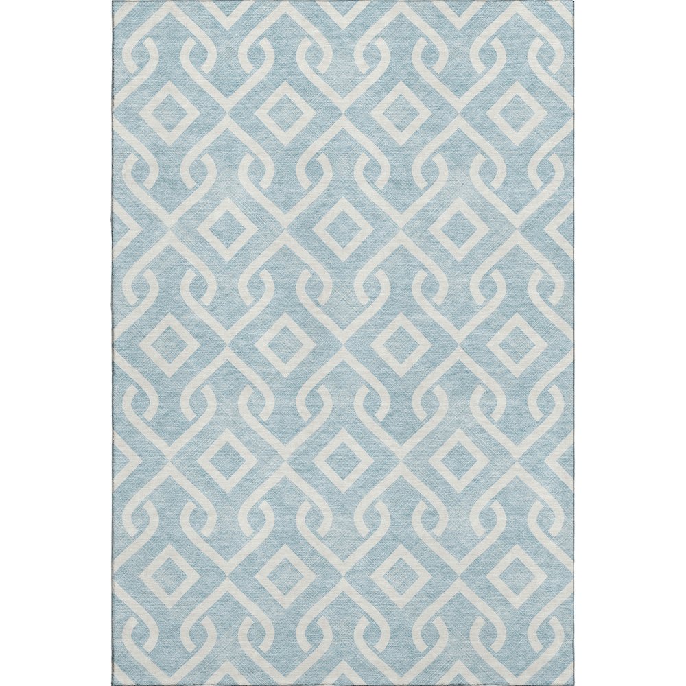 Premium Machine Washable Mayfield  Sky 3' x 5' Rug. Picture 1