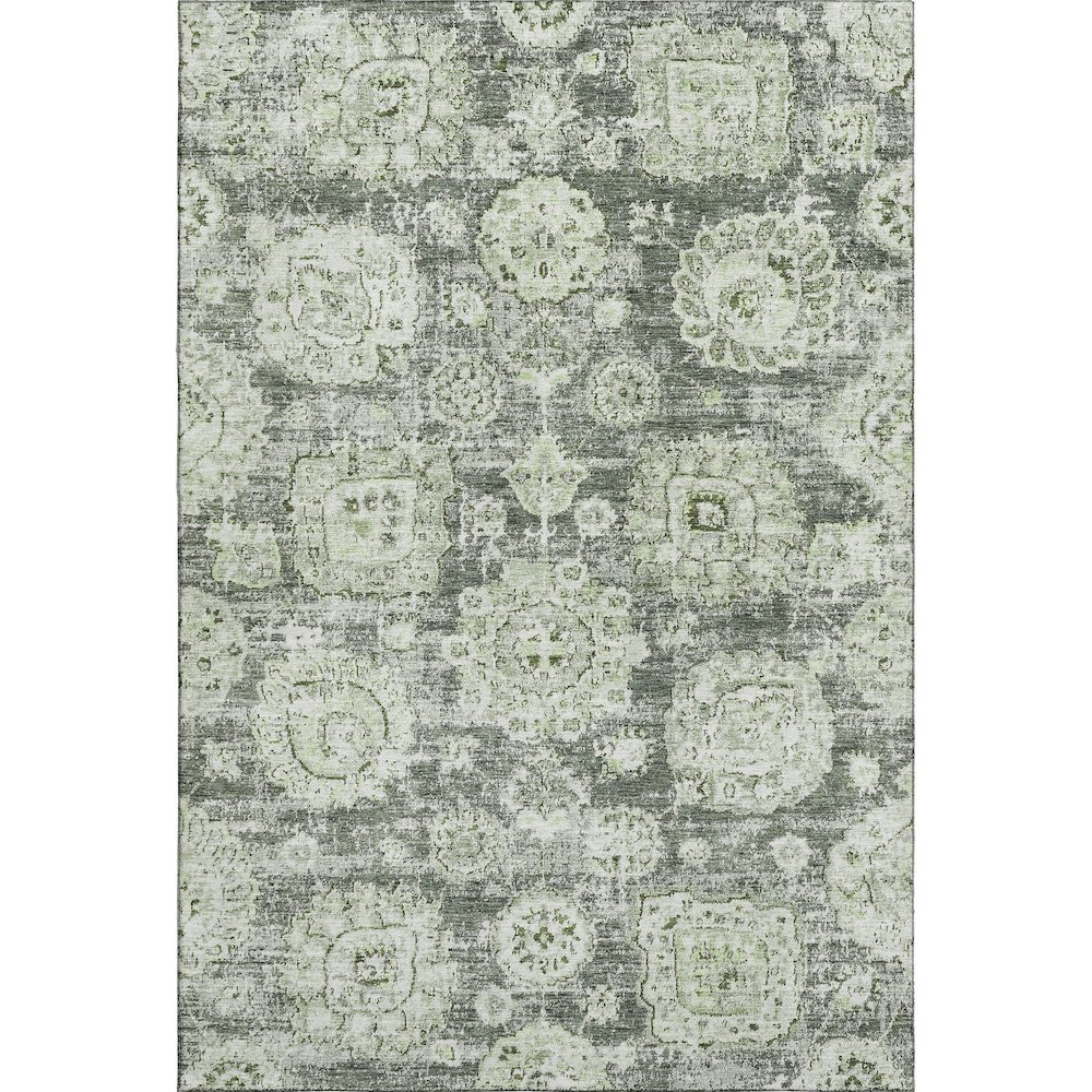 Premium Machine Washable Mayfield  Aloe 3' x 5' Rug. Picture 1