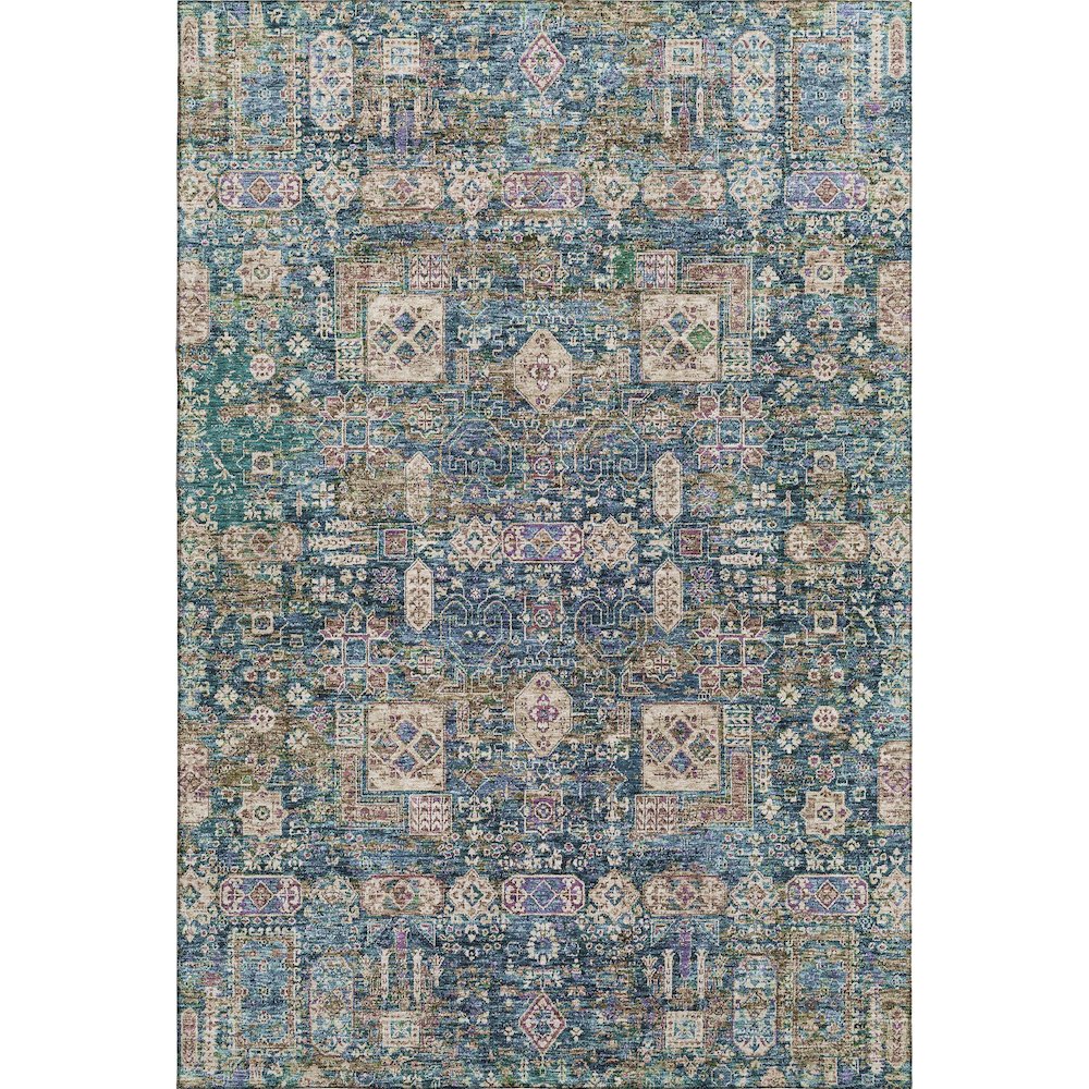 Premium Machine Washable Mayfield  Green 3' x 5' Rug. Picture 1