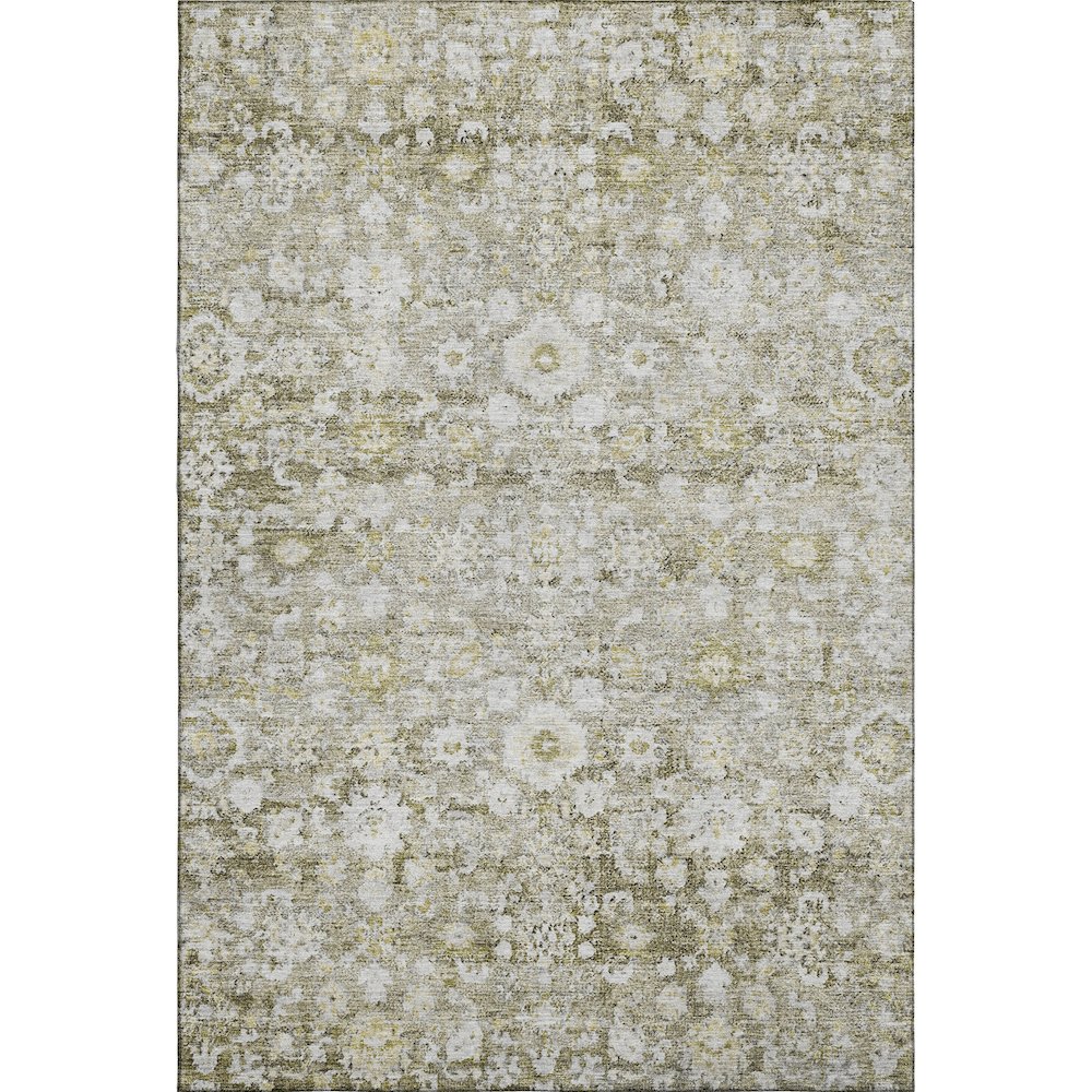 Premium Machine Washable Mayfield  Taupe 3' x 5' Rug. Picture 1