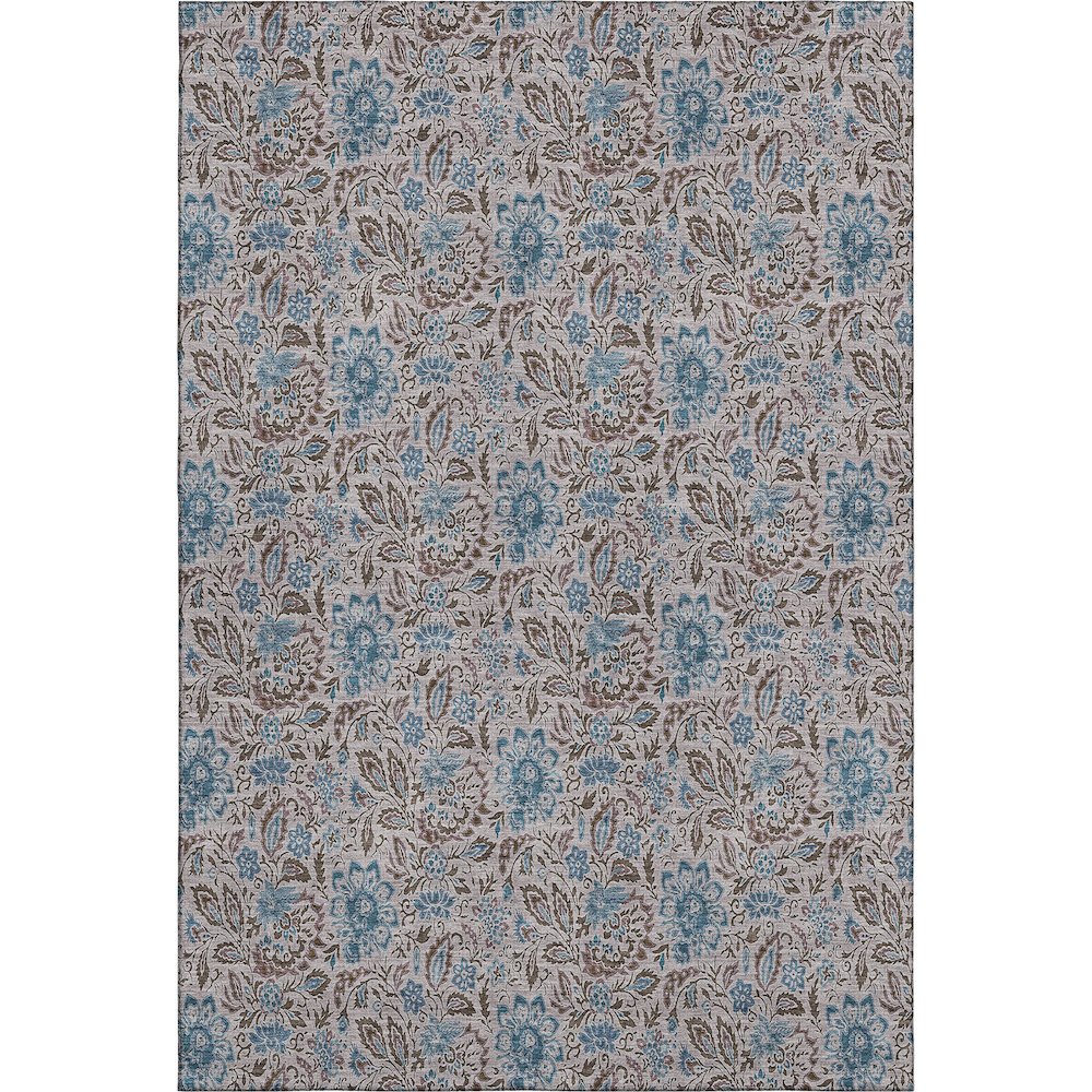 Premium Machine Washable Mayfield AMF660 Mocha 3' x 5' Rug. Picture 1