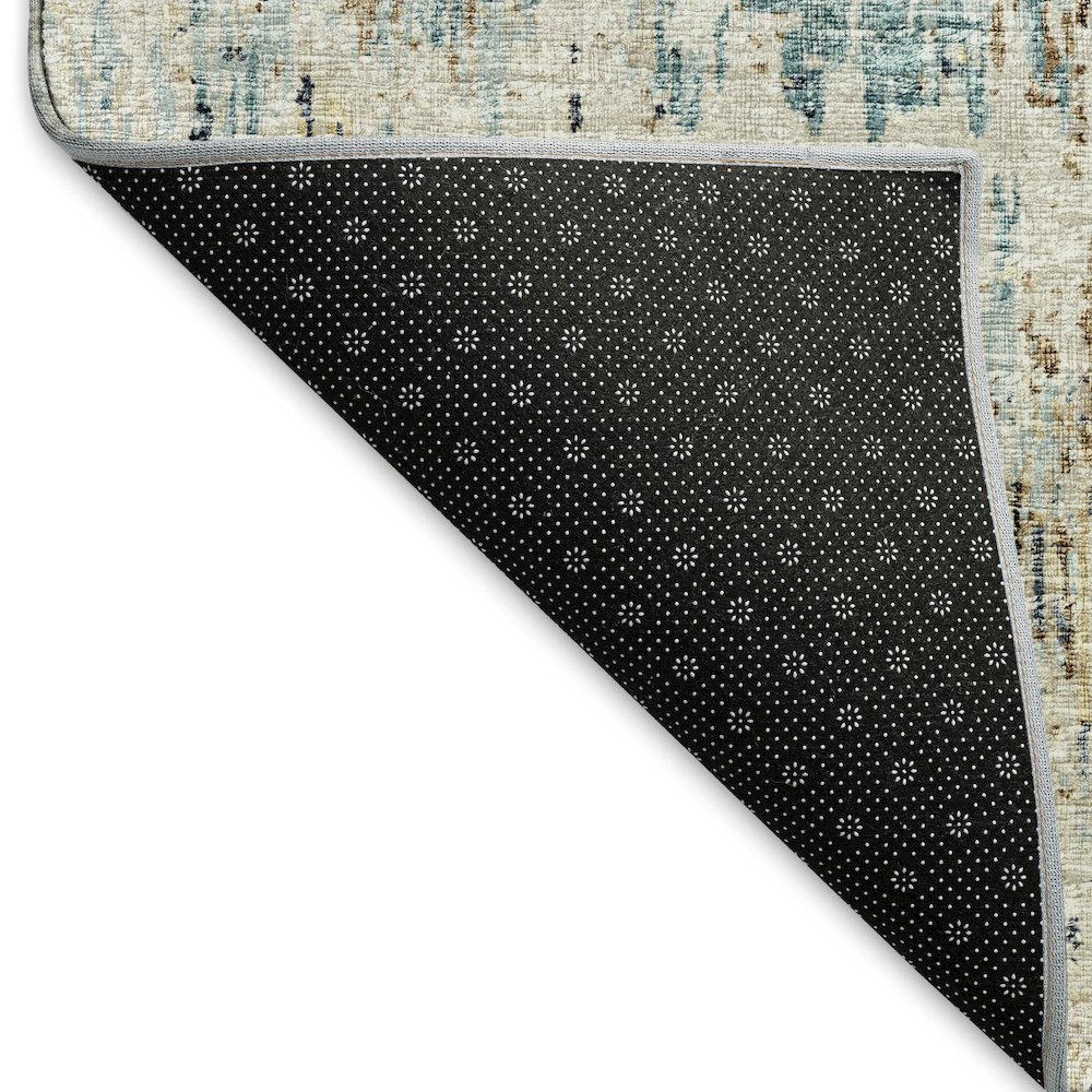 Premium Machine Washable Mayfield  Moody 2'3" x 7'6" Runner Rug. Picture 2