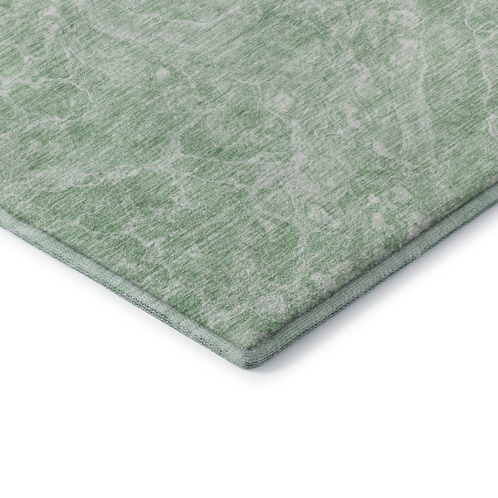 Premium Machine Washable Mayfield AMF670 Mint 2'3" x 7'6" Runner Rug. Picture 3