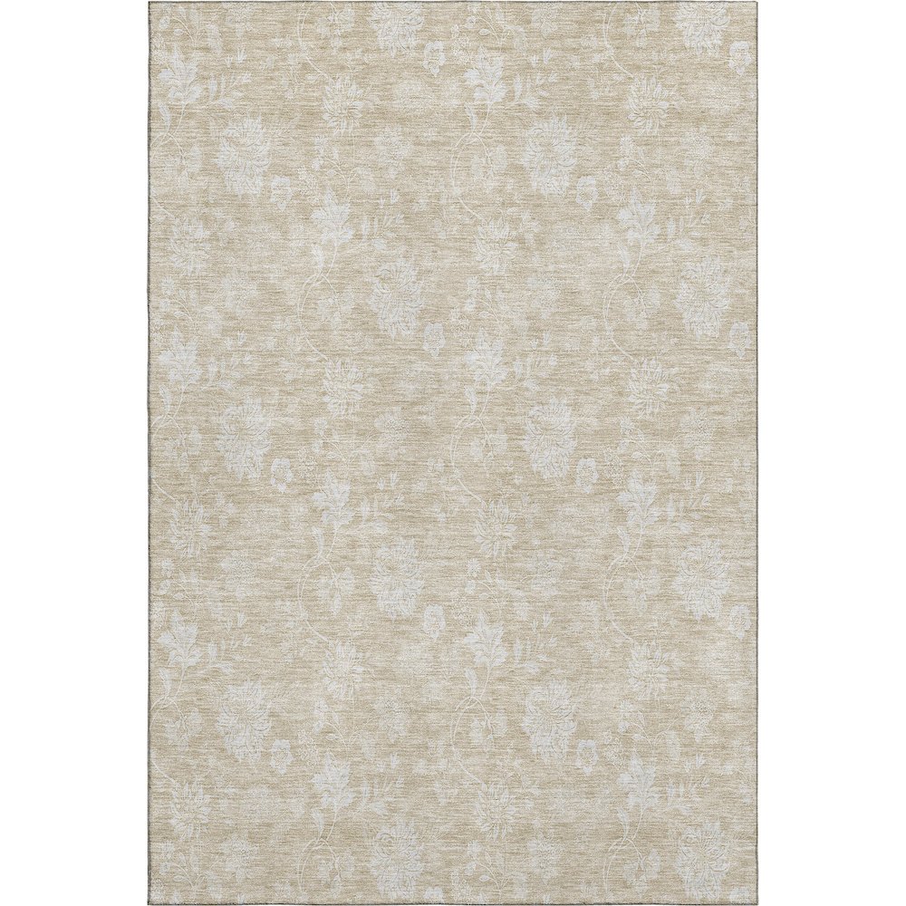 Premium Machine Washable Mayfield AMF681 Beige 3' x 5' Rug. Picture 1