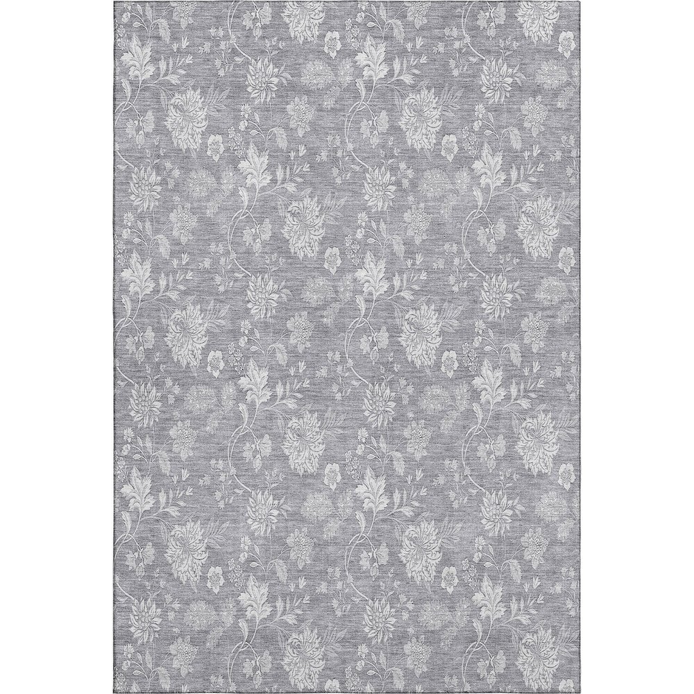 Premium Machine Washable Mayfield AMF681 Gray 3' x 5' Rug. Picture 1