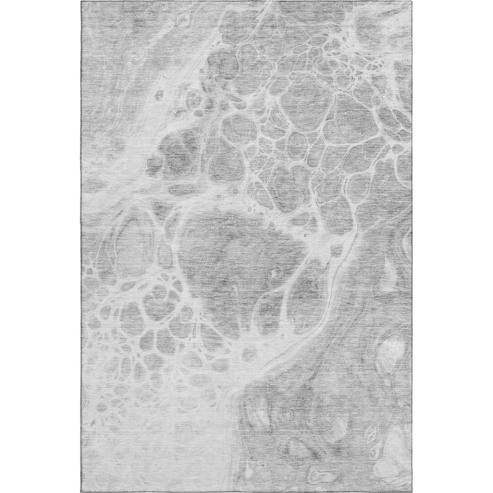 Premium Machine Washable Mayfield AMF682 Gray 3' x 5' Rug. Picture 1