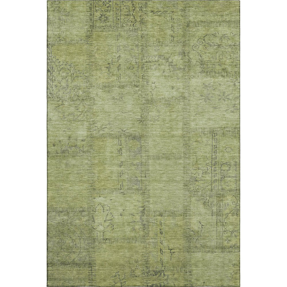 Premium Machine Washable Mayfield AMF685 Fern 3' x 5' Rug. Picture 1