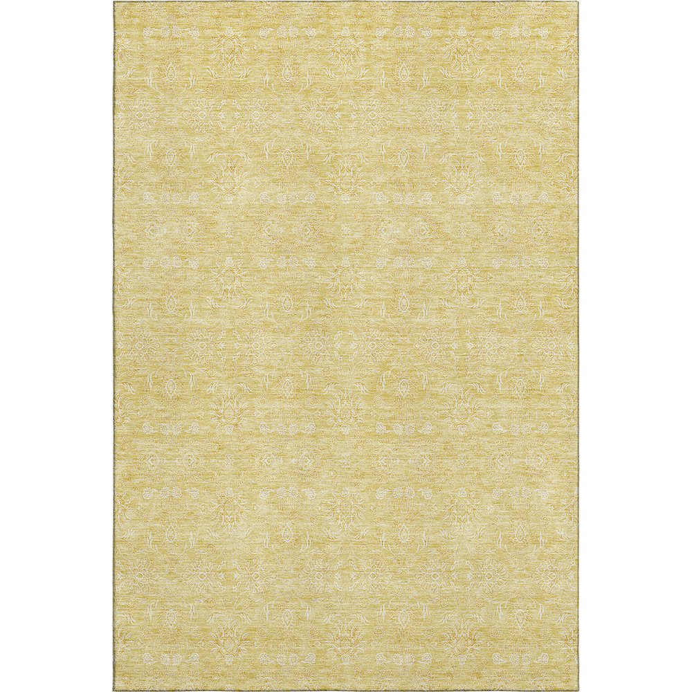 Premium Machine Washable Mayfield AMF703 Honey 3' x 5' Rug. Picture 1