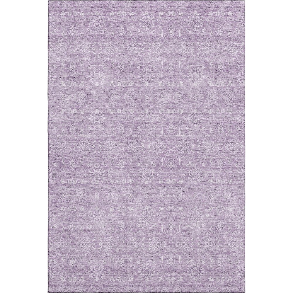 Premium Machine Washable Mayfield AMF703 Lavender 3' x 5' Rug. Picture 1