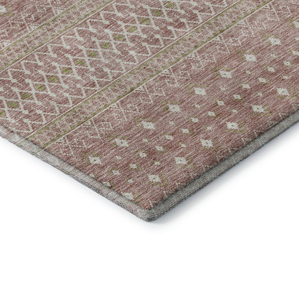 Premium Machine Washable Mayfield AMF709 Blush 2'3" x 7'6" Runner Rug. Picture 3