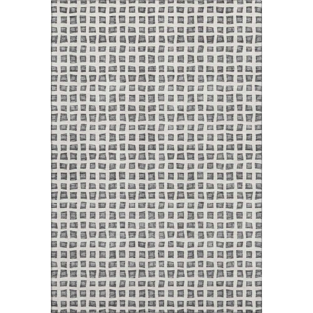Premium Machine Washable Mayfield AMF727 Gray 3' x 5' Rug. Picture 1