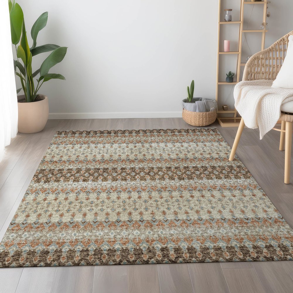 Premium Machine Washable Mayfield  Canyon 3' x 5' Rug. Picture 5