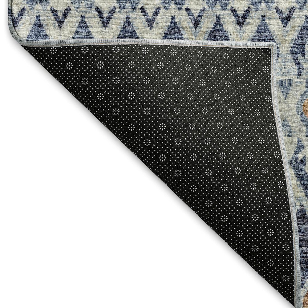 Premium Machine Washable Mayfield  Seaglass 2'3" x 7'6" Runner Rug. Picture 2