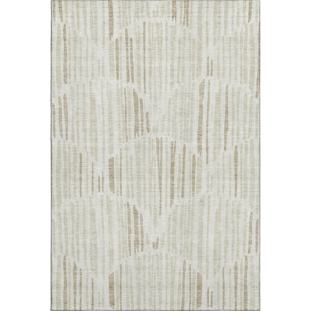 Premium Machine Washable Mayfield AMF739 Ivory 3' x 5' Rug. Picture 1