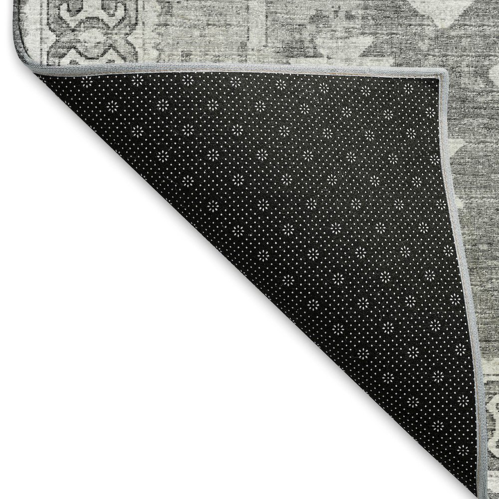 Premium Machine Washable Mayfield  Ash 2'3" x 7'6" Runner Rug. Picture 2