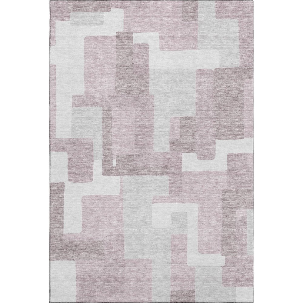 Premium Machine Washable Mayfield AMF740 Blush 3' x 5' Rug. Picture 1