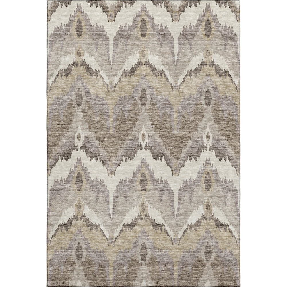 Premium Machine Washable Mayfield AMF743 Beige 3' x 5' Rug. Picture 1