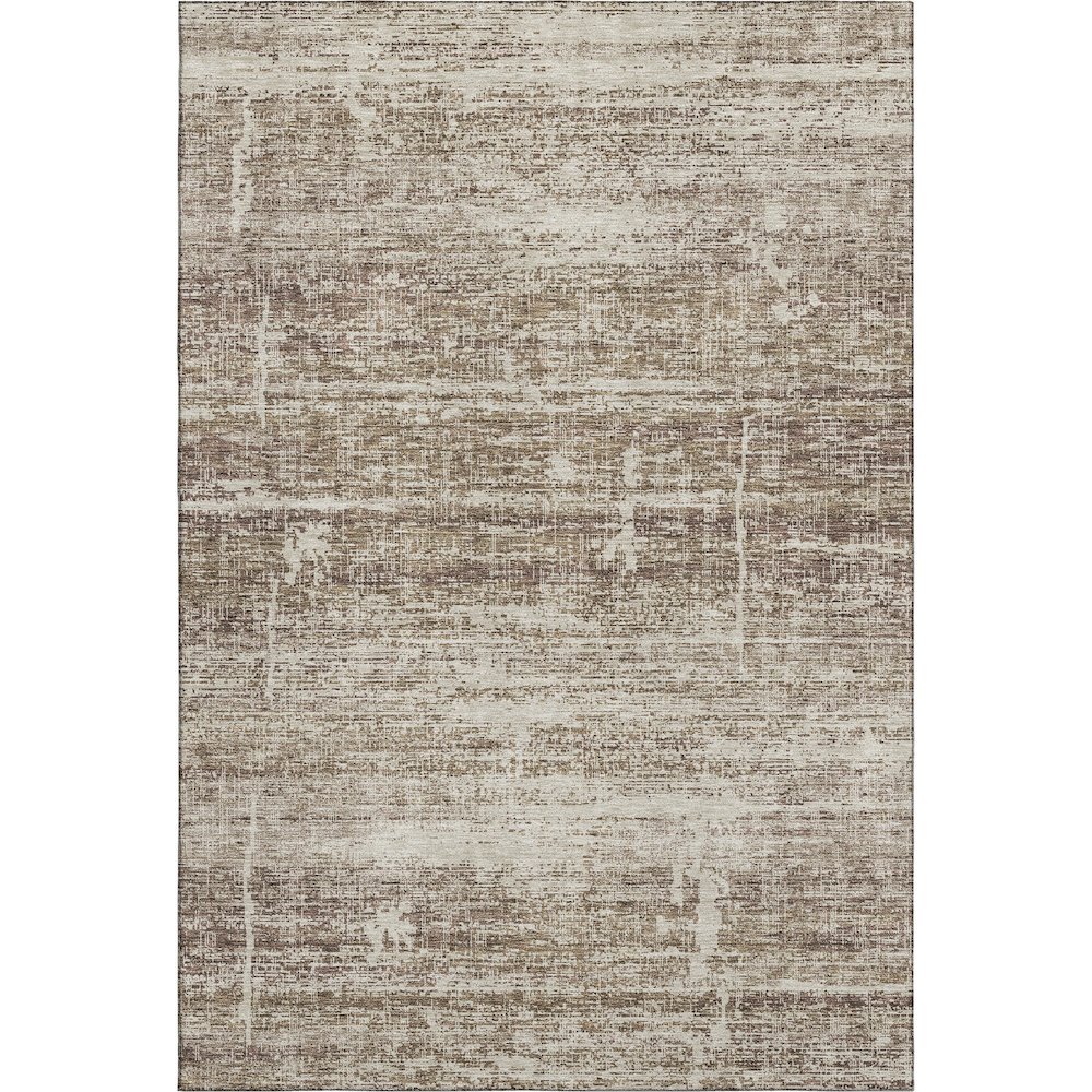 Premium Machine Washable Mayfield AMF747 Brown 3' x 5' Rug. Picture 1