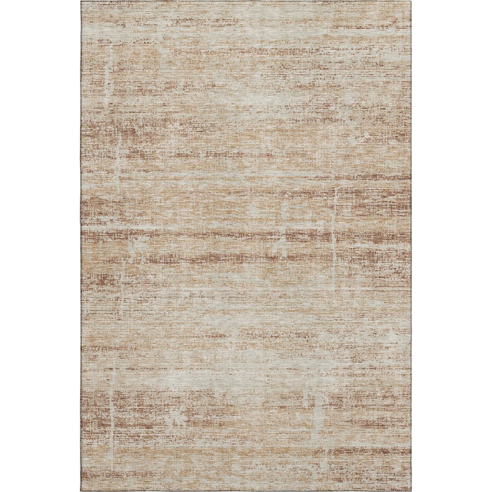 Premium Machine Washable Mayfield AMF747 Copper 3' x 5' Rug. Picture 1