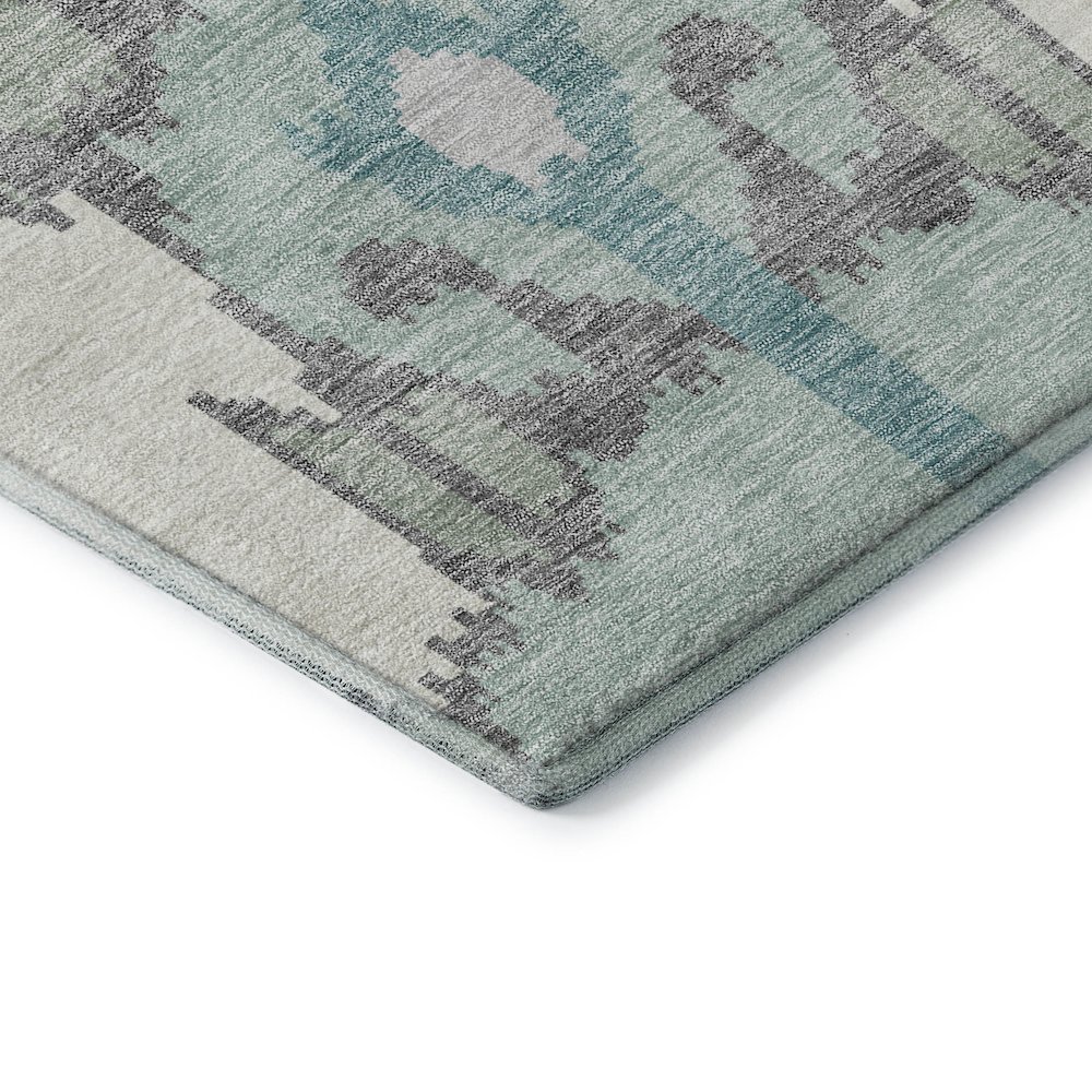 Premium Machine Washable Mayfield AMF748 Mint 2'3" x 7'6" Runner Rug. Picture 3