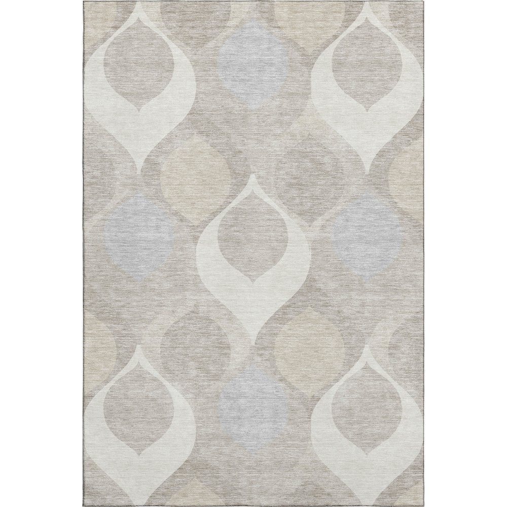 Premium Machine Washable Mayfield AMF749 Ivory 3' x 5' Rug. Picture 1