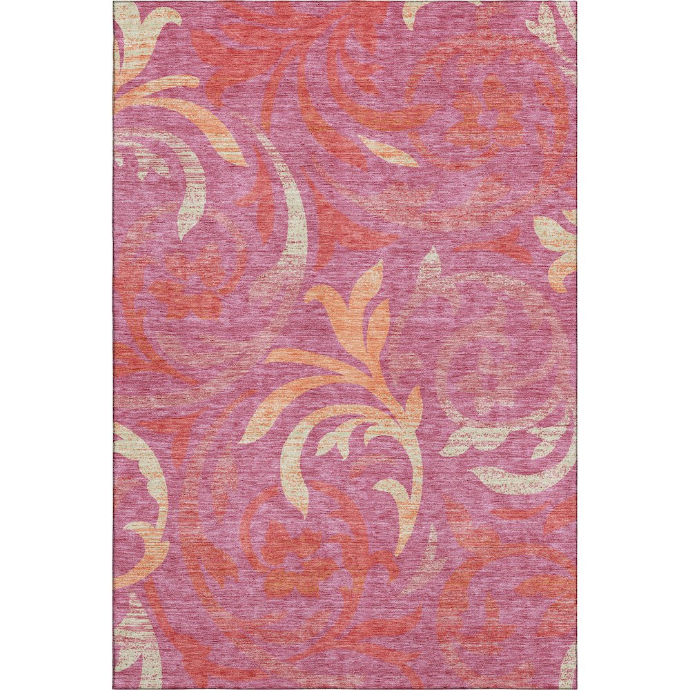 Premium Machine Washable Mayfield AMF764 Blush 3' x 5' Rug. Picture 1
